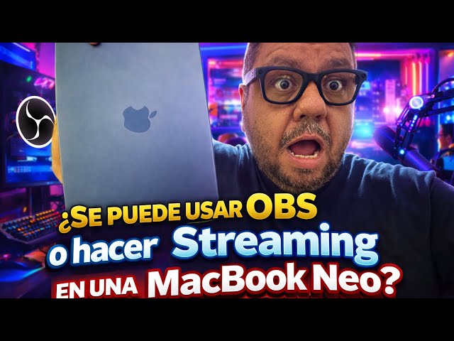 Can you use the MacBook Neo with OBS for streaming? I'll give you the answer.