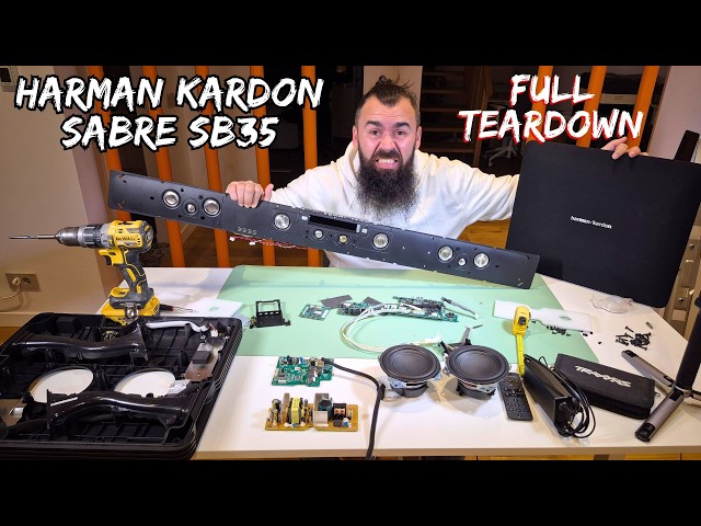 FULL Teardown Harman Kardon SABRE SB35 Soundbar