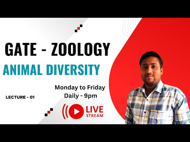 Animal Diversity | Life Sciences | CSIR NET | GATE | ZOOLOGY |One Shot | CUET PG by Vikrant sir