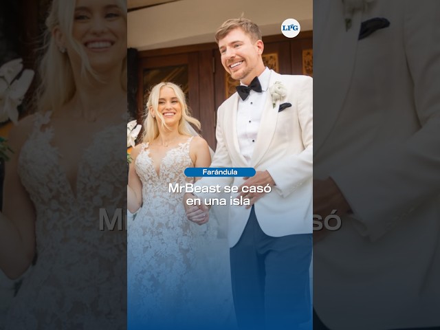 Así fue la boda más exclusiva de MrBeast con solo 70 invitados #mrbeast #wedding