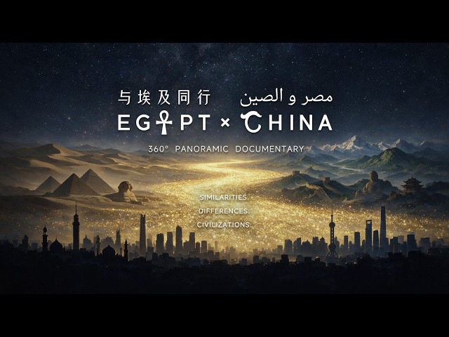EgyptxChina 360° Panoramic documentary EP1 VR纪录片《与埃及同行》360°全视角沉浸式体验中国和埃及两个古老文明！EP1 长河