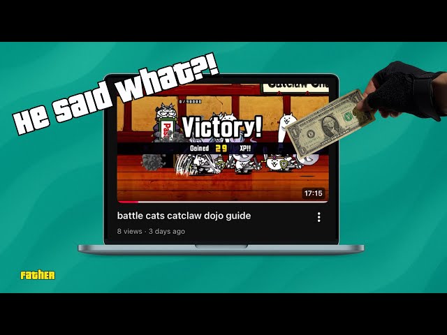 Reacting to My Son's Horrendous Battle Cats Video (UNFORGIVEN FOR TAKING A DOLLAR)