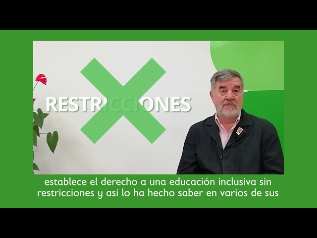 ¿La educación inclusiva es para todos y todas? Gerardo Echeita | Plena inclusión