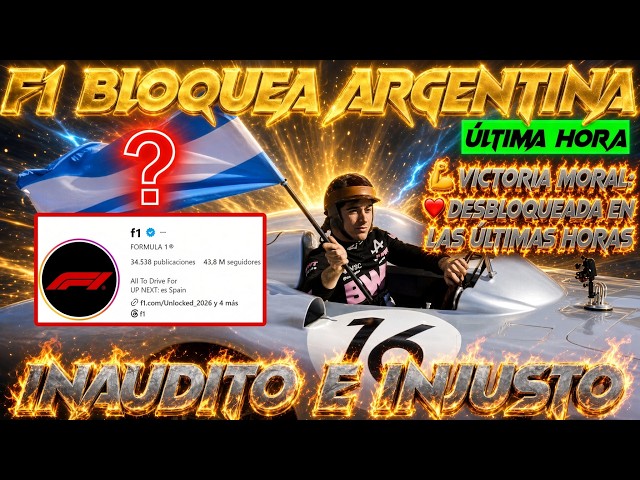 🚨💪🏻🔥BREAKING NEWS - MORAL VICTORY: F1 UNBLOCKS ARGENTINE FLAG ON INSTAGRAM AFTER 2 WEEKS!