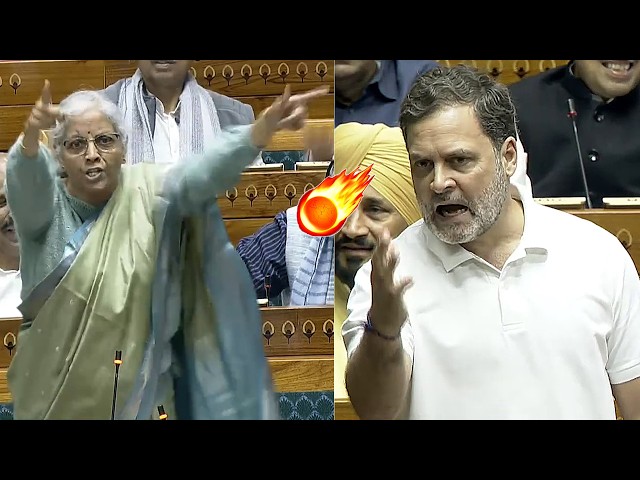 Heated Argument Between Rahul Gandhi Vs Nirmala Sitharaman | BJP vs Congress | News Buzz