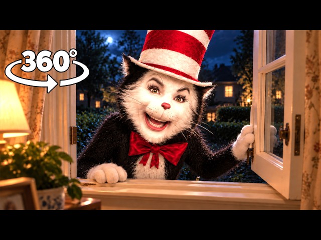 Cat in the Hat: Don't Let Him In | 360° VR 4K