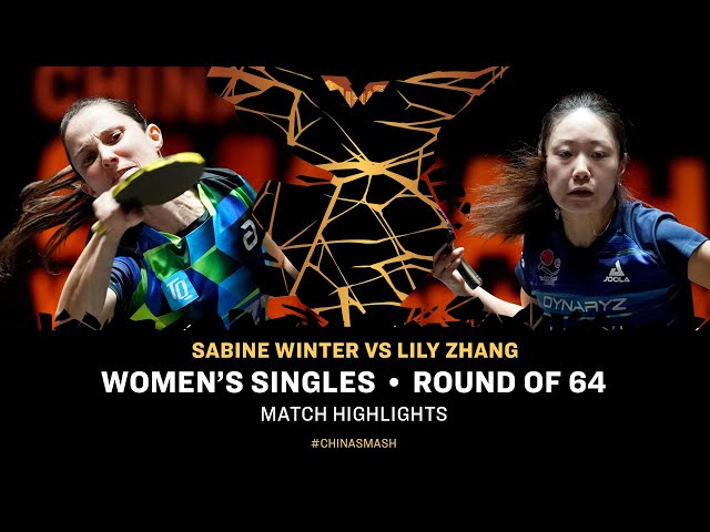 Sabine Winter vs Lily Zhang | WS R64 | #ChinaSmash 2025