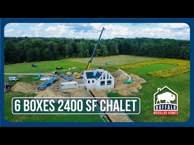 Huge 6 Box Modular Chalet - Over 2600 Square Feet! - House Set and Full Walkthrough!