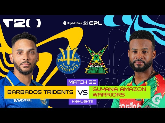 Highlights | Barbados Tridents vs Guyana Amazon Warriors | CPL 2026