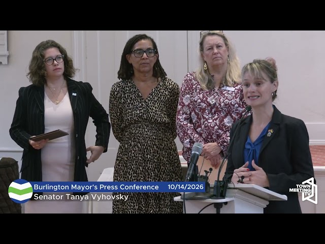 Burlington Mayor's Press Conference: Executive Order on ICE and Act 150