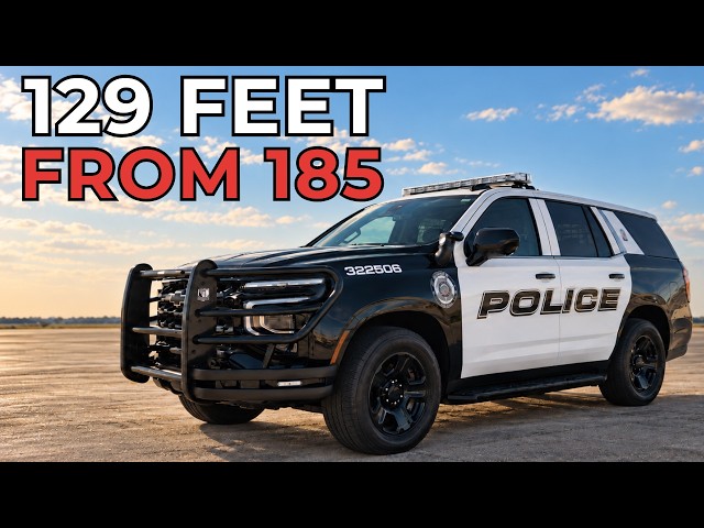 The Police SUV That Couldn't Stop