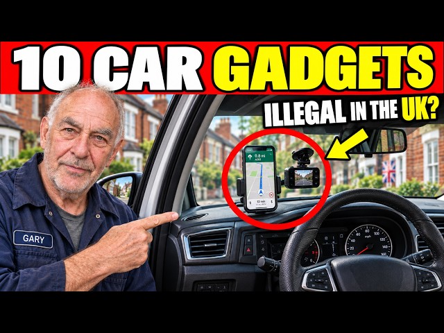 10 Electronic Devices That Will Be ILLEGAL to Have in Your Car In UK