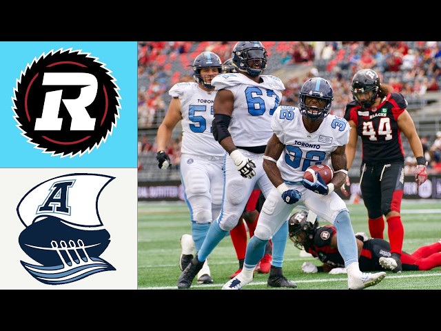 Ottawa REDBLACKS vs Toronto Argonauts | FULL GAME | Otc 16, 2026 |  CFL Week 20