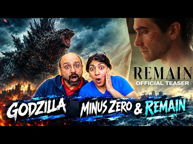 GODZILLA MINUS ONE : Official 1.43:1 Trailer || Remain : Official Teaser || Filmi React✨