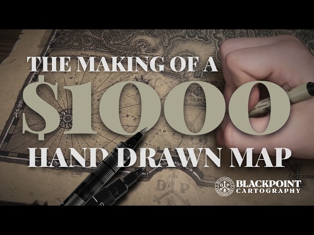 The Making of a Hand Drawn Map