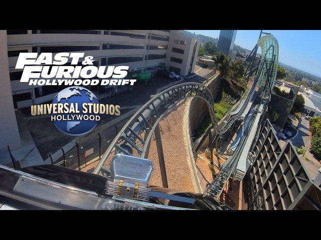 Fast & Furious Hollywood Drift 4K Front Seat POV - Universal Studios Hollywood