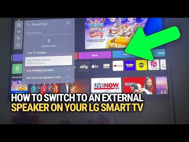 How To Switch To An External Speaker On Your LG Smart TV: Audio Output!