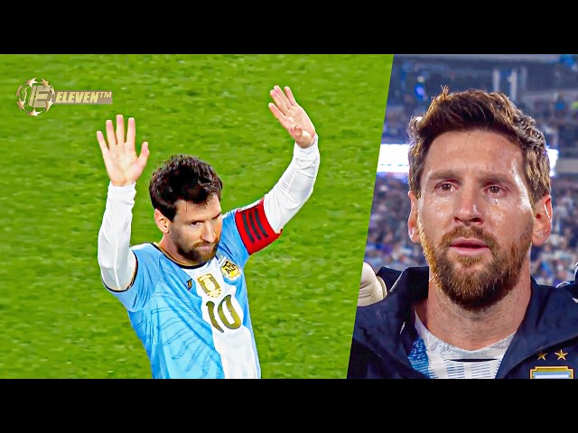 Lionel Messi Emotional Last Game For Argentina 💔 1 Goal & 2 Assists