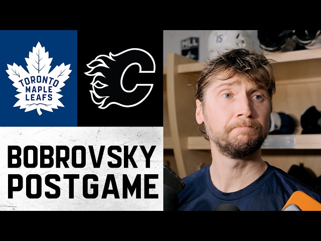 Sergei Bobrovsky | Post Game at Calgary Flames | October 26, 2026