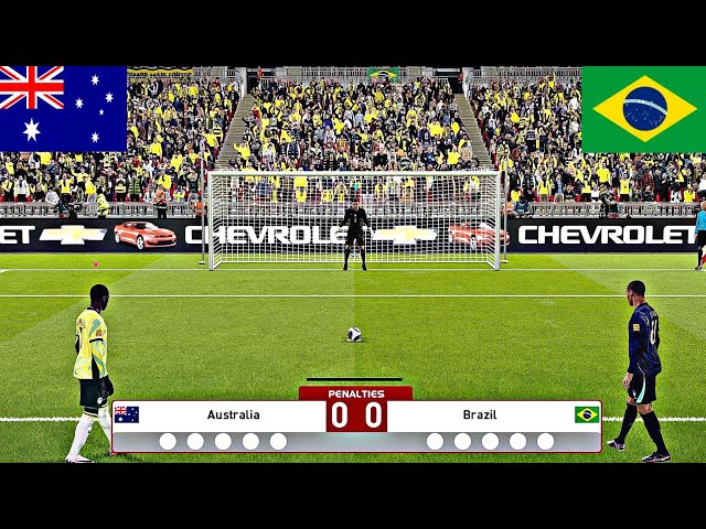 AUSTRALIA VS BRAZIL FULL PENALTY SHOOTOUT | AUS VS BRA HIGHLIGHTS