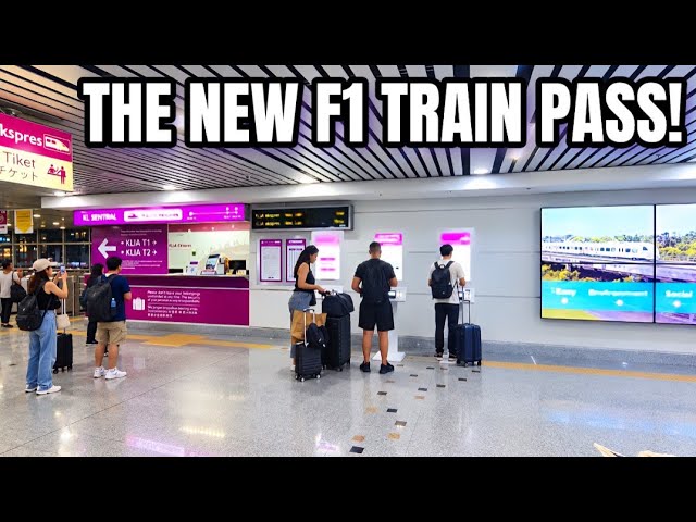 The NEW F1 Sepang Race Pass Changes EVERYTHING! You Can Now Buy It at KLIA Ekspres Ticket Machines!