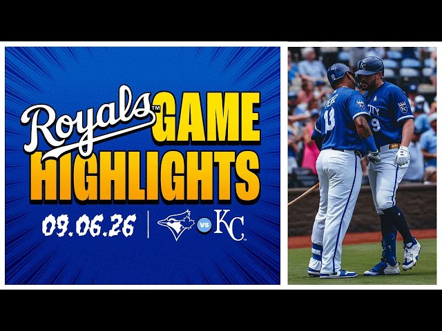Sunday SLUGGING | Royals vs. Blue Jays Highlights 9/6/26