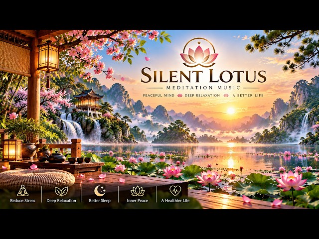SILENT LOTUS | Meditation Music for Deep Relaxation & Inner Peace 🌸 Calm Mind & Better Sleep
