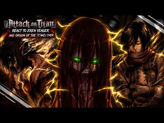 Aot PAST react to Eren Yeager and Ymir |Gacha Club| part.3 | 🇧🇷🇺🇸 | Sakura Senseia