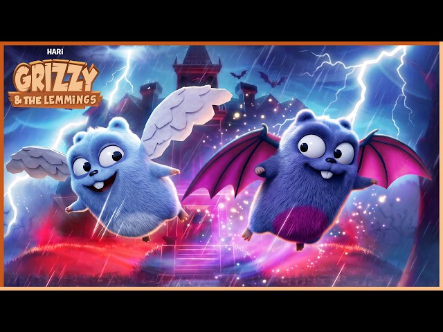 Monstrous Costumes | Grizzy & the Lemmings | 50' Compilation | 🐻🐹 Nostalgic Cartoon