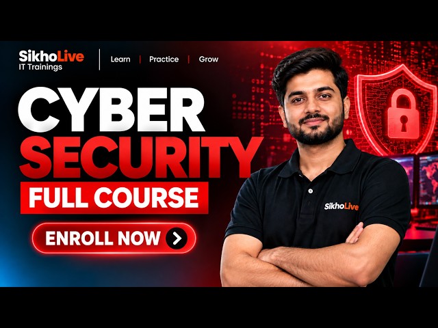 Net & Cyber Security Live Batch 2027 | Register Now | Learn Latest Security for Industry | SikhoLive