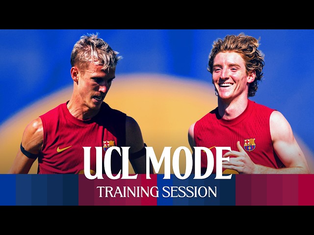CHAMPIONS LEAGUE PREP STARTS NOW | FC Barcelona Training 🔵🔴