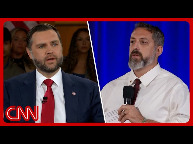 Iran war widower confronts Vance: 'Failure in the leadership'