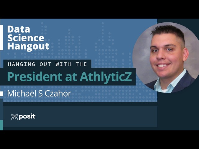 Teaching modern data science through sports | Michael Czahor | Data Science Hangout