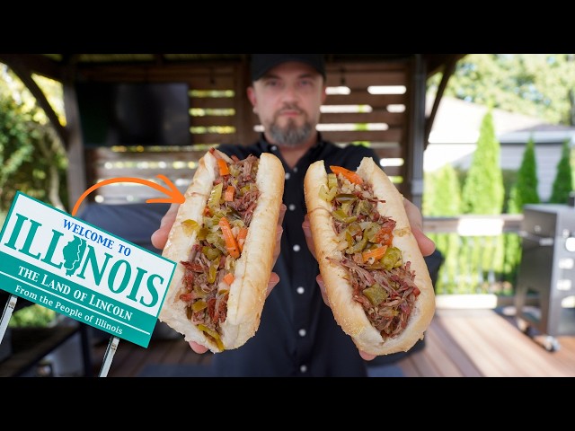 Grilling Across America - ILLINOIS - Smoked Italian Beef