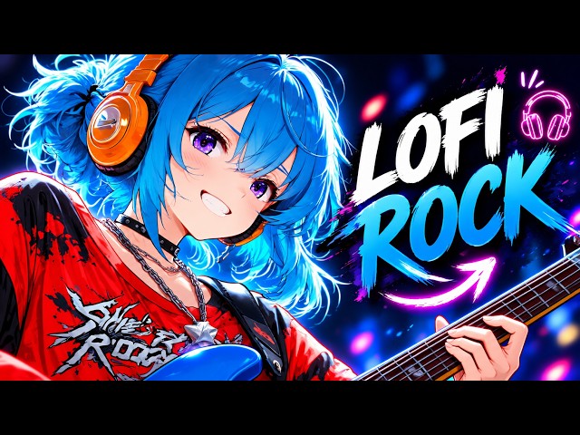 Almost Blue | Lo-Fi Rock Metal Mix 🎸| Deep Work / Focus Music for Studying