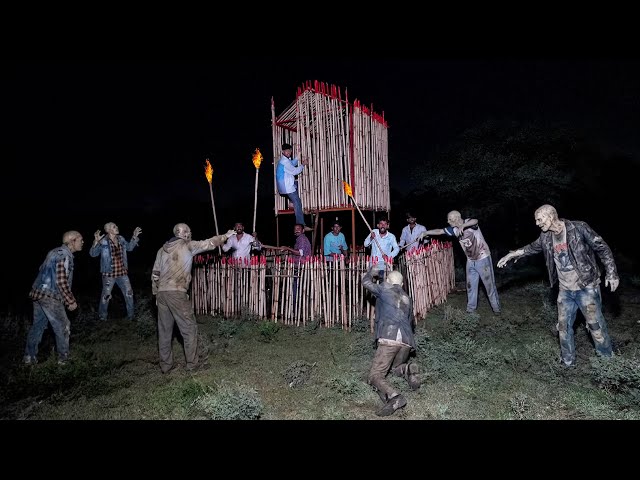 Real Zombie Survival Shelter in Jungle