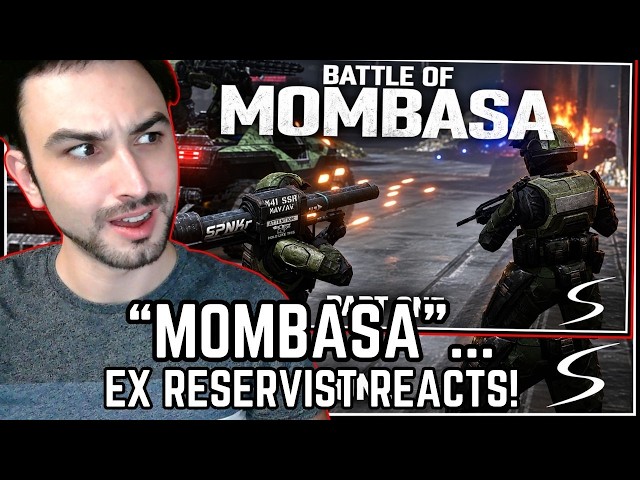 "HOLD OUT"... - Ex Reservist Reacts to The Battle for Mombasa! (Halo Fan Animation!)
