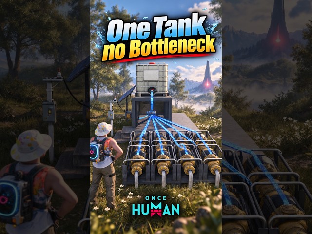 Does your water pump setup have a bottleneck? #OnceHuman #GamingTips #Tutorial