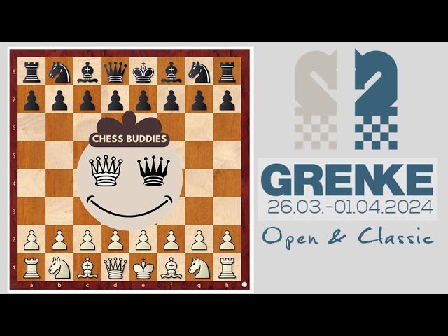 Baum, Jonasz  vs  Kazakouski, Valery || GRENKE Chess Open 2024, Karlsruhe GER #GRENKEChessOpen