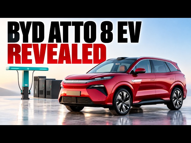 BYD Atto 8 EV: 115 kWh Battery, 764 HP & 5-Minute Charging For Families