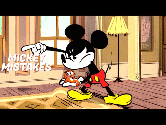 Gasp! | Mickey Mouse Goofs - Gubbles - Mickey Shorts | Movie Mistakes