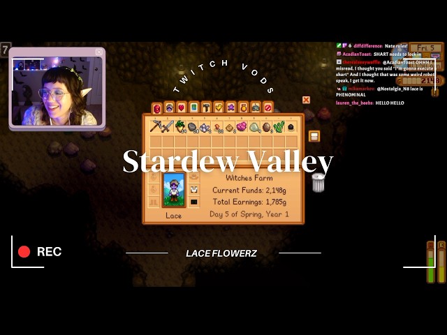 Stardew Valley (speedrun routing) - VOD