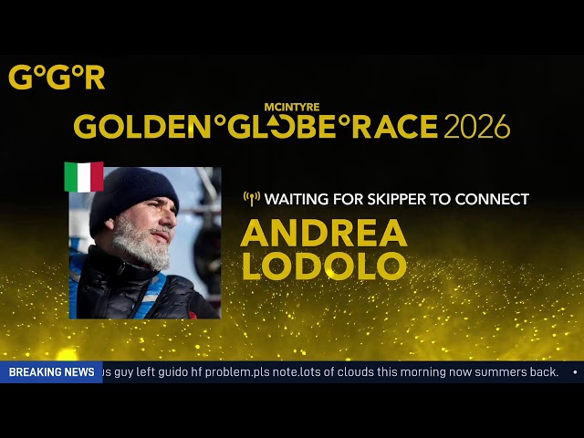 LIVE from the Golden Globe Race — One Sailor, One Boat, No Stops