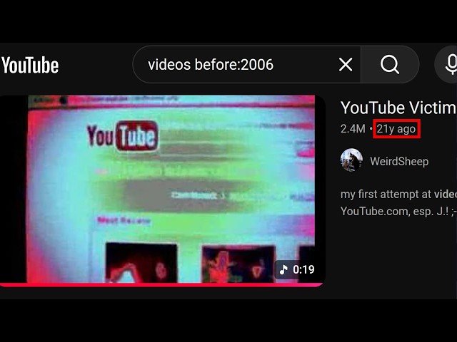 Old YouTube is Here