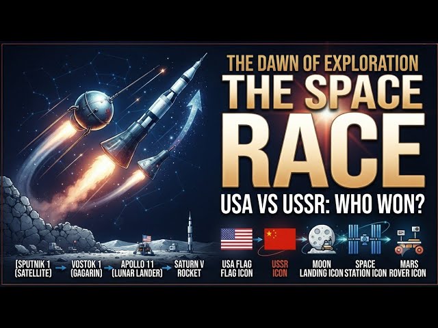 Why America and Russia Fought in Space |The Space Race Explained Simply|