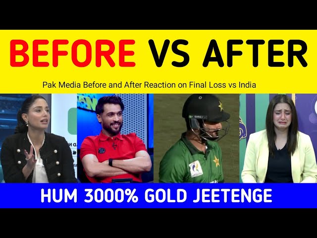 Pak Media Before and After Reaction on India vs Pakistan Asian Games Final 2026