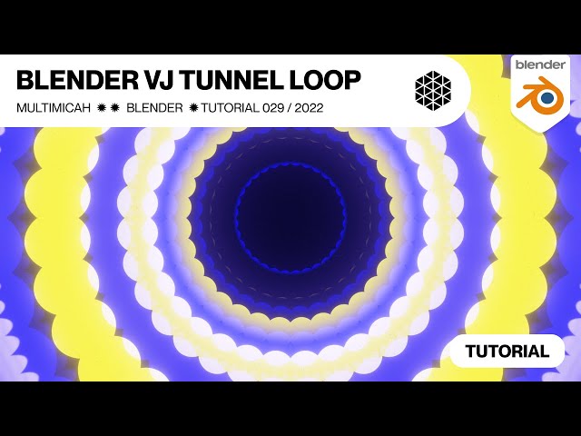 Blender VJ Tunnel Loop Tutorial