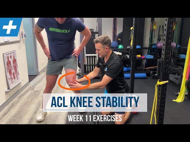Knee Stability Exercises at Week 11 Post ACL Surgery | Tim Keeley | Physio REHAB