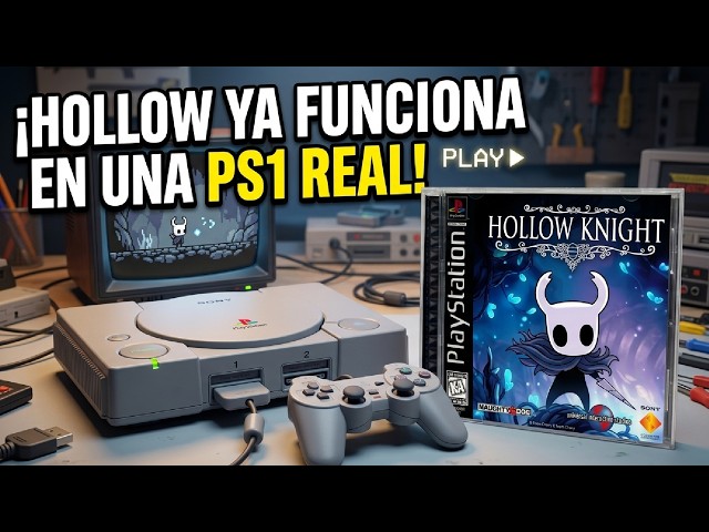 WHAT THE HELL!? Hollow Knight is now running on a PS1! (Homebrew - Port)