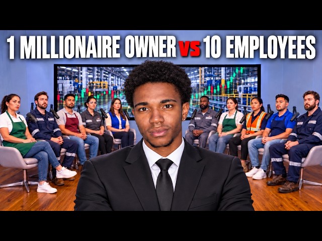 1 Self Made Millionaire vs 10 Employees: Are 9-5 Workers Just Lazy? 📱